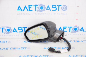 Left side mirror complete Ford Fusion mk5 13-20 14 pins, BSM.automatic dimming, turn signal, heating, backlight, graphite
