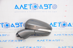 Left side mirror complete Ford Fusion mk5 13-20 14 pins, BSM.automatic dimming, turn signal, heating, backlight, graphite