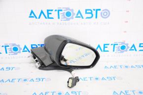 Right side mirror complete Ford Fusion mk5 13-20 12 pins, BSM, turn signal, heating, backlight, graphite