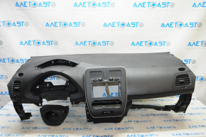 Torpedo front panel with AIRBAG Nissan Leaf 11-13 black