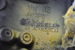 Automatic transmission assembly VW Jetta 13-16 USA 1.4T hybrid PMY DSG 106k, mechatronics defect