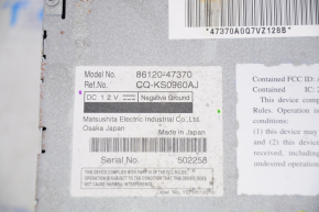 Radio, Tape recorder, Panel Toyota Prius 30 10-11 prerest JBL