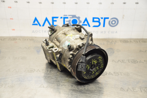 Air conditioning compressor Hyundai Santa FE Sport 13-18 2.0T 2.4 damaged pulley, not sealed, for spare parts