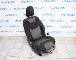 Passenger seat Jeep Cherokee KL 14-15 without airbag, mechanical, cloth black with gray inserts, for dry cleaning