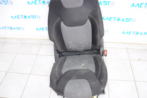 Passenger seat Jeep Cherokee KL 14-15 without airbag, mechanical, cloth black with gray inserts, for dry cleaning