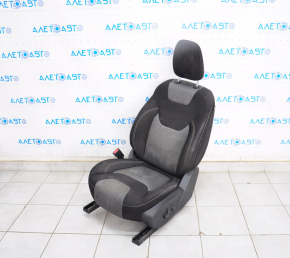 Driver's seat Jeep Cherokee KL 14-15 without airbag, electric, cloth black with gray inserts, for dry cleaning