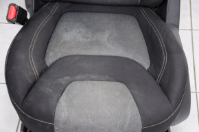 Driver's seat Jeep Cherokee KL 14-15 without airbag, electric, cloth black with gray inserts, for dry cleaning