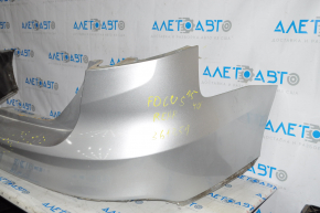 Rear bumper bare Ford Focus mk3 15-18 rest 4d silver, scratches
