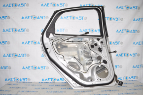 Door assembly rear left Ford Focus mk3 11-18 silver UX, bumps, broken glass, mechanical window lifter