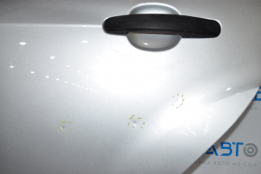 Door assembly rear left Ford Focus mk3 11-18 silver UX, bumps, broken glass, mechanical window lifter