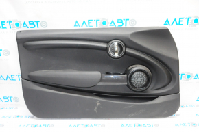Door trim card front left Mini Cooper F56 3d 14-23 black rubber, rubber armrest