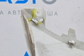 Bare front bumper Mini Cooper F56 3d 14-21 pre-rest, white 850, tear of fasteners, torn, scuffs