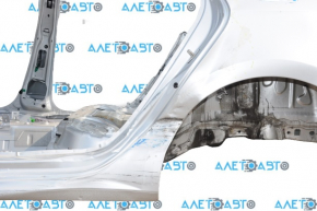 Quarter wing rear left VW Passat b8 16-19 USA silver 8E/A7W, dented threshold and sunset, on the body