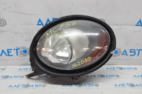 Headlight front right Mini Cooper F56 3d 14-19 bare dorest halogen, yellow turn signal, spider web