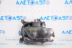 Headlight front left bare Jeep Cherokee KL 14-16 dorest halogen black, sand