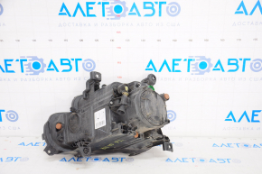 Headlight front left bare Jeep Cherokee KL 14-16 dorest halogen black, sand