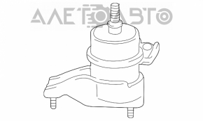 Engine mount left Toyota Camry v55 15-17 2.5 usa, rusty