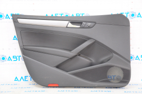 Door trim card front left VW Passat b7 12-15 USA black, crack in fastening