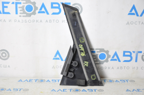 Door trim side rear right Kia Optima 16-20 rear, broken fasteners