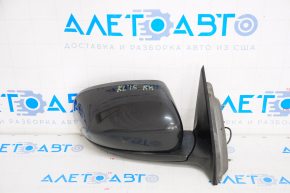 Right side mirror assembly Jeep Cherokee KL 14-18 3 pins, black