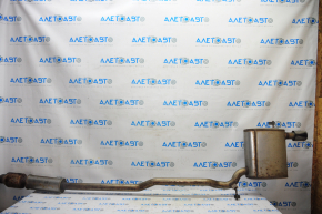Silencer assembly with barrel Mini Cooper F56 3d 14-23 with catalytic converter