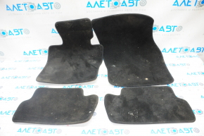 Set of floor mats for Mini Cooper F56 3d 14- black cloth, dry cleanable