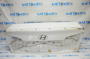 Trunk lid Hyundai Sonata 15-17 white W8
