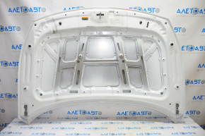 Hood bare Hyundai Sonata 15-17 white W8, pokes, slight bend