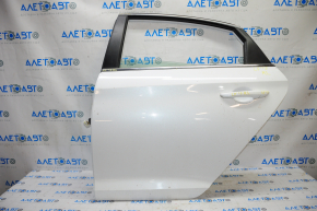 Door assembly rear left Hyundai Sonata 15-19 white W8