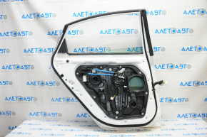 Door assembly rear left Hyundai Sonata 15-19 white W8