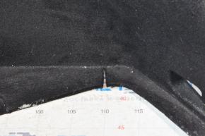 Right arch trim Kia Optima 16-20 is torn, fragments are missing