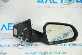 Side mirror right complete Hyundai Sonata 15-17 5 pins, white