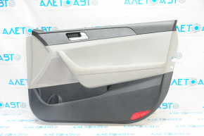 Door trim card front right Hyundai Sonata 15-17 gray