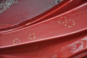 Quarter wing rear left Toyota Prius 30 10-12 red, painted, pokes