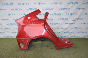 Quarter wing rear right Toyota Prius 30 10-12 red, painted, bumps, dents