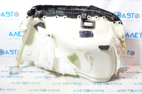 Left arch trim Toyota Prius 50 16-19 without spare tire, black, broken mount, missing plug