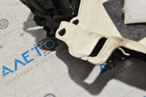 Left arch trim Toyota Prius 50 16-19 without spare tire, black, broken mount, missing plug