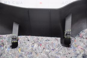 Lower tailgate trim Ford Escape MK3 17-19 rest, black, broken fasteners, whitened plastic, scratch