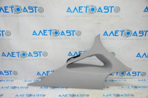 Rear pillar trim right Hyundai Sonata 15-17 gray, broken fastener