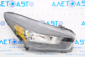 Headlight front right bare Ford Escape MK3 17-19 rest, halogen, dark