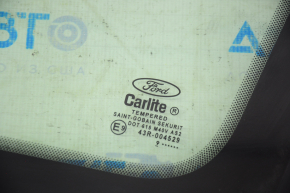 Rear right window with fixed glass for Ford Escape MK3 13-17 matte finish