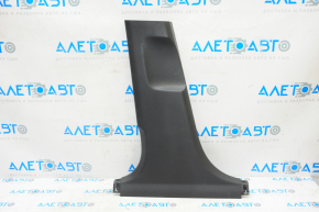 Center pillar trim lower left Hyundai Sonata 15-19 black, broken fastener