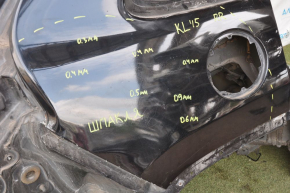 Quarter wing rear right Jeep Cherokee KL 14-18 black, putty