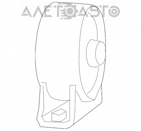 Engine mount front Jeep Compass 11-16 2.0, 2.4 AWD, FWD, cracked