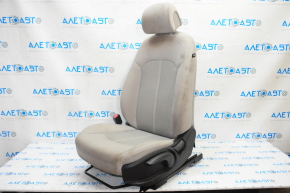 Driver's seat Hyundai Sonata 15-19 without airbag, mechanic, gray cloth, dry-cleanable