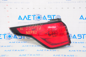 Outer wing light left Ford Escape MK3 17-19 rest, type 2, red, scratches