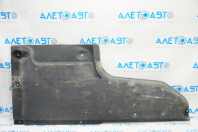 Rear left underbody protection Hyundai Sonata 15-17 tears