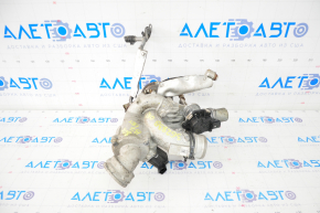 Turbine assembly with manifold and cooling pipes VW Passat b7 12-15 USA 1.8T 80k