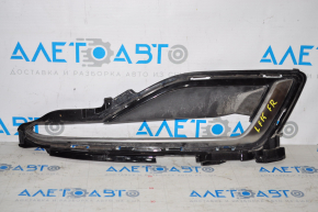 Right fog light frame Hyundai Sonata 15-17 SE under DRL, chrome