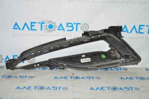 Right fog light frame Hyundai Sonata 15-17 SE under DRL, chrome